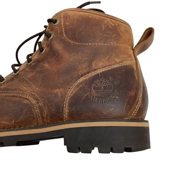 Timberland Earthkeepers Captoe Leather Boots Anti Fatigue Mens 8.5 Brown main image 6